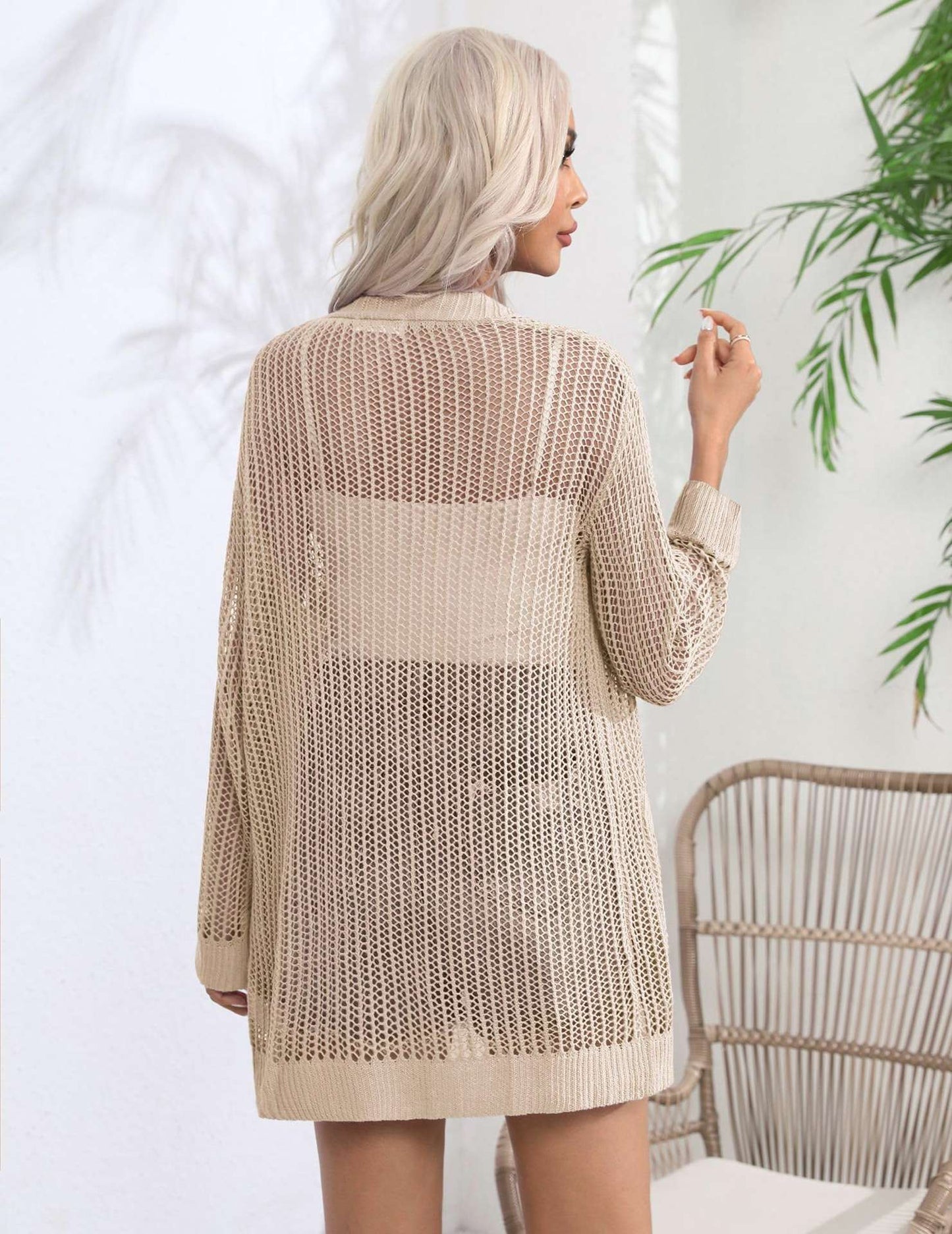 Crochet Cardigan for Women Long Sleeve image 3