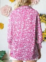 Floral print Long Sleeve Casual Shirt image 10