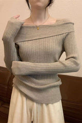 Slash Neck Off Shoulder Top image 1