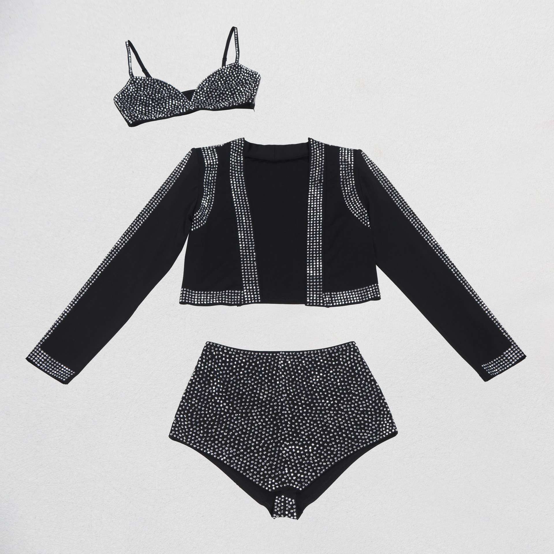 Cropped Jacket with Shorts & Top Set image 6