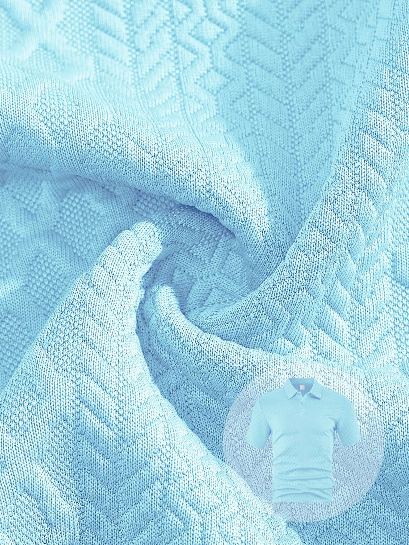 Textured Polo and Shorts Set image 11