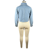 Cropped Vintage Denim Jackets image 3