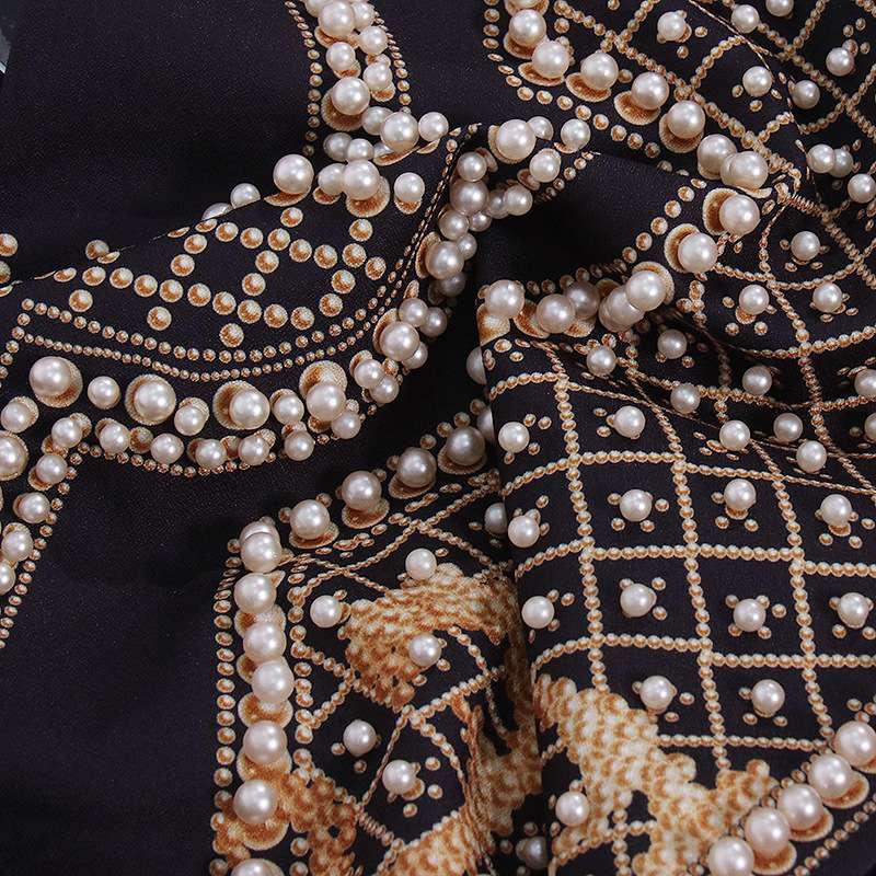 Vintage Nail Print Long Coat image 6