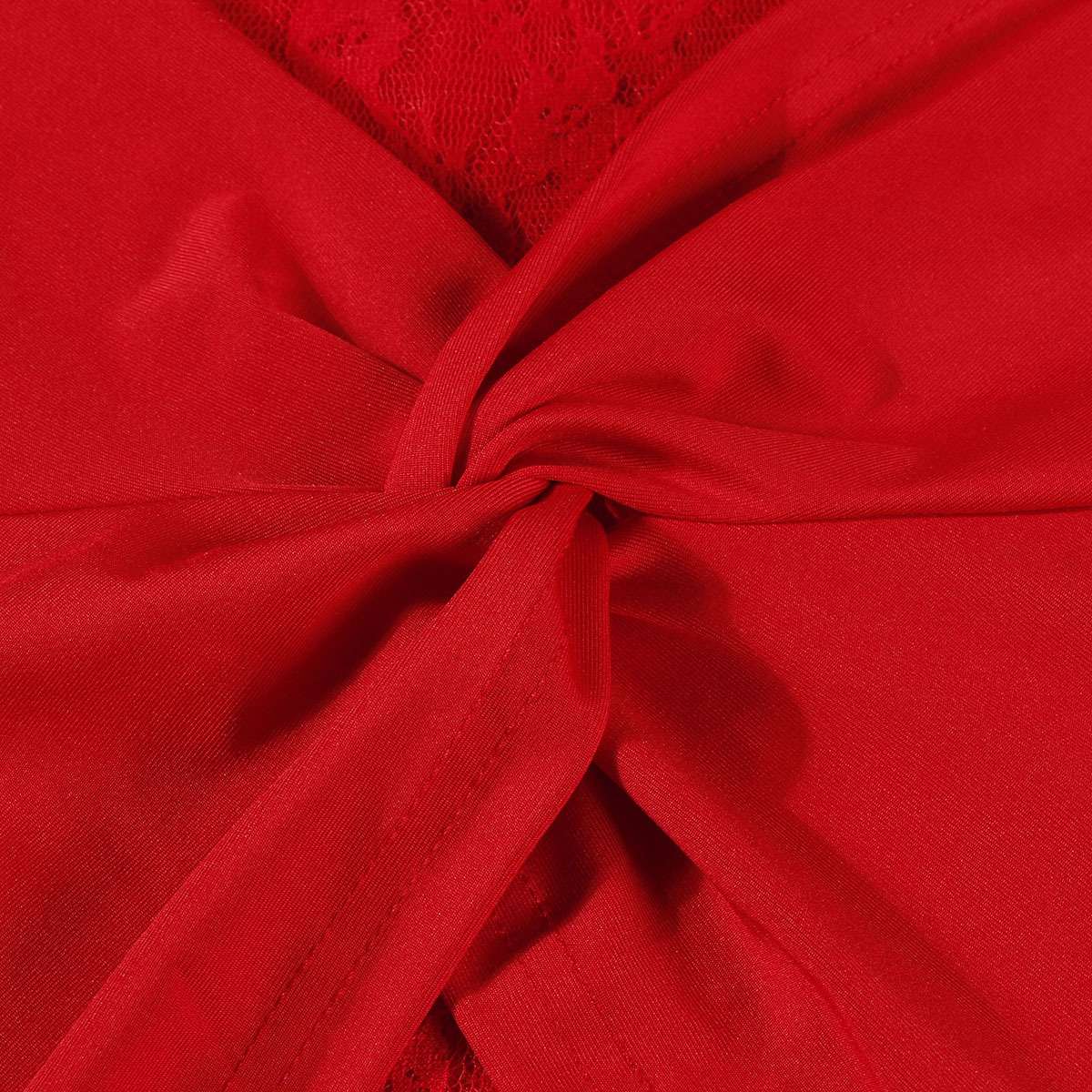 Lace Bodycon Dress with Knot Detail image 4