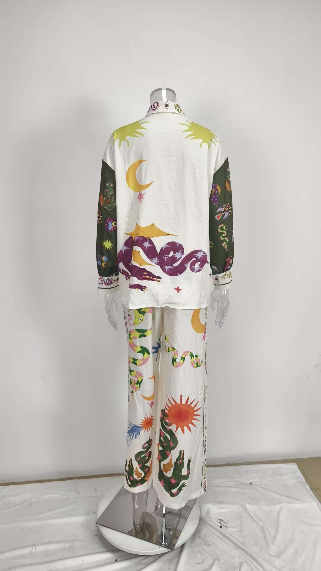 Printed Pajama Set image 5