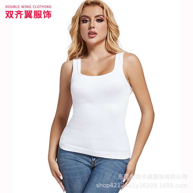 Seamless Ribbed Shaping Tank Top image 2