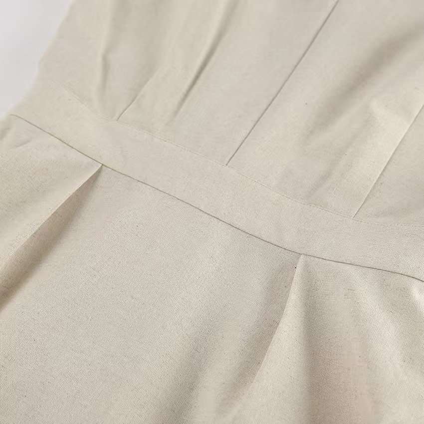 Casual Chic Button-Up Romper image 4