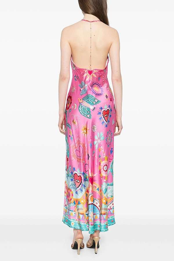 Maxi Dress with Spiritual Motifs image 1