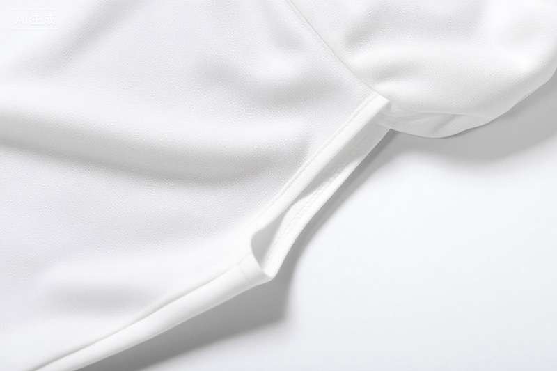 Off-Shoulder White A-Line Maxi Dress image 6