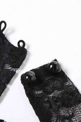 Sexy See-Through Mesh Open Back Glove Detail Jumpsuit image 6