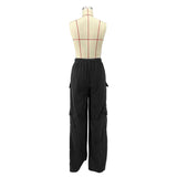 High-Waisted Utility Cargo Pants image 4