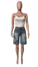 Casual Street Style Cargo Shorts image 5