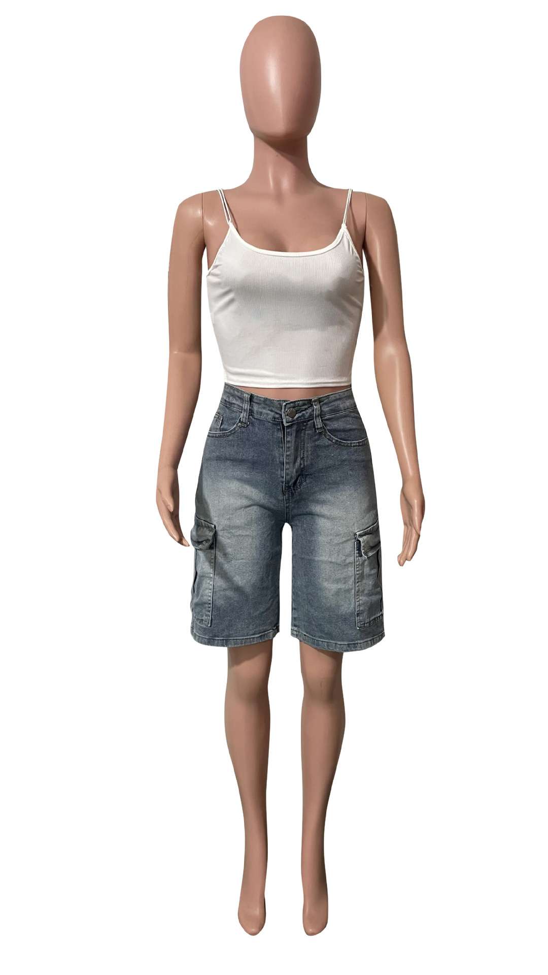 Casual Street Style Cargo Shorts image 5