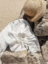 Tie-Front Top & Pleated Shorts Set image 3