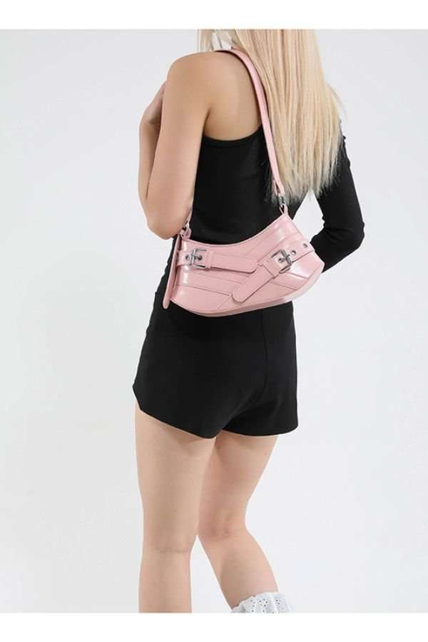 Strap-Detail Shoulder Bag image 0