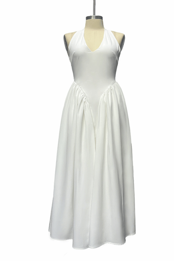 Vintage Glamour Halter Dress image 3