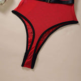 Fiery bodysuit with gloves image 6