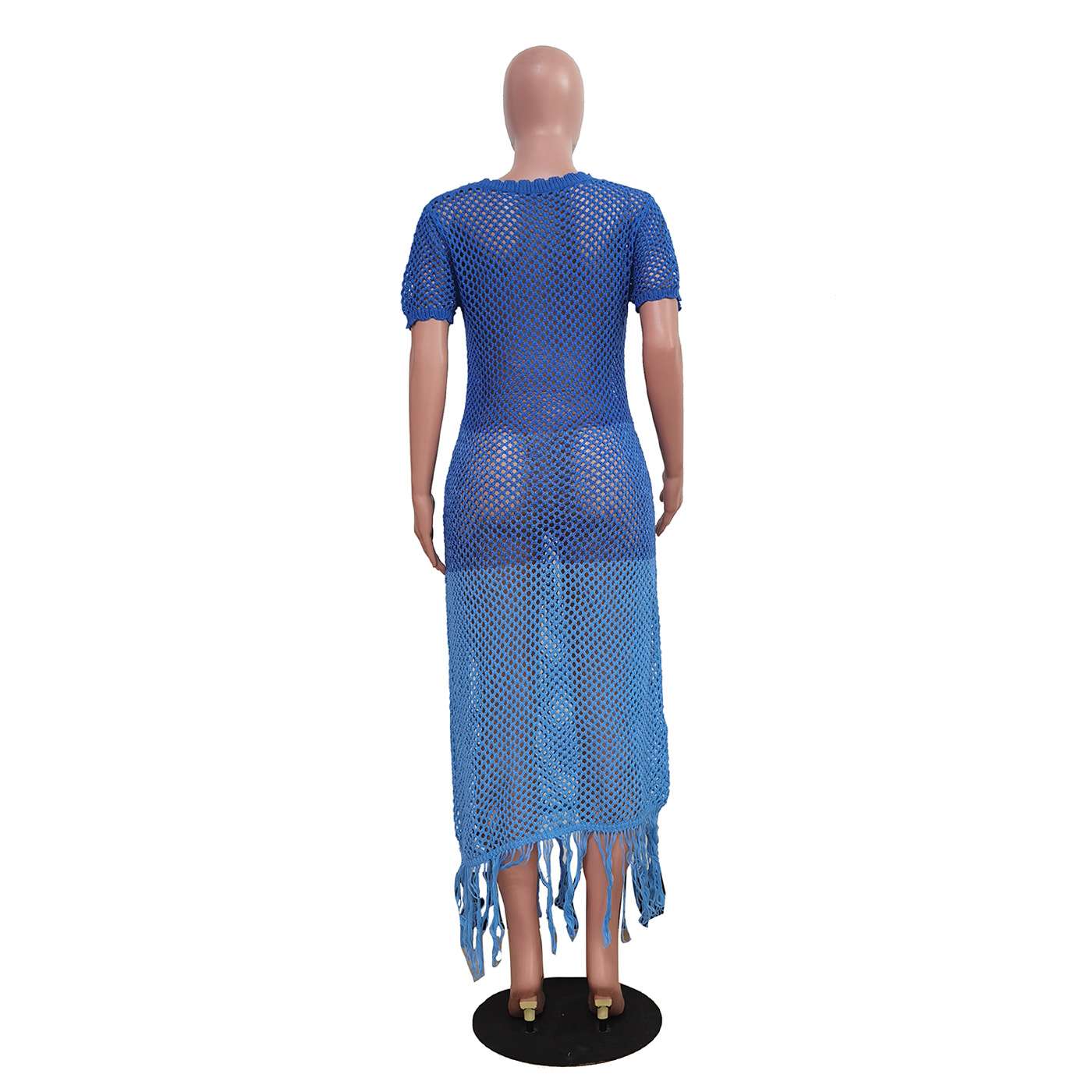 Ocean Breeze Crochet Maxi Dress image 6