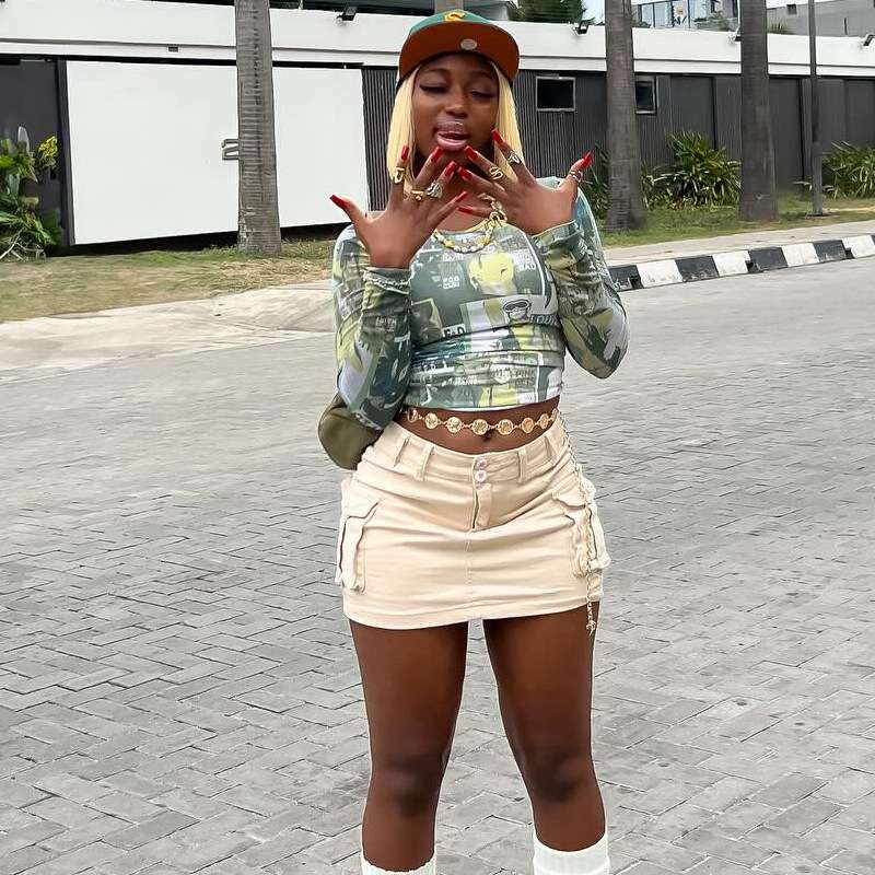 Cargo Mini Skirt with Pockets image 0