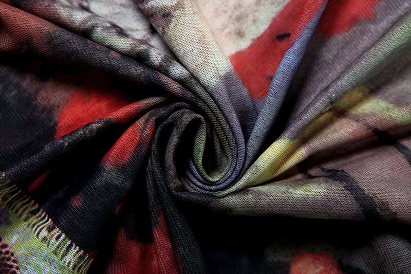 Vintage Printed Mini Dress image 5