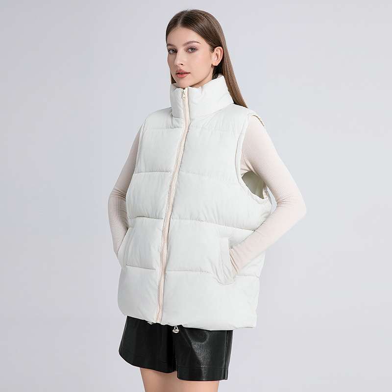 Casual On the Go Puffer Vest - XXL, White image