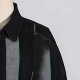 Deconstructed denim jacket image 6
