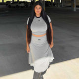 Crop Top & Skirt Set image 1