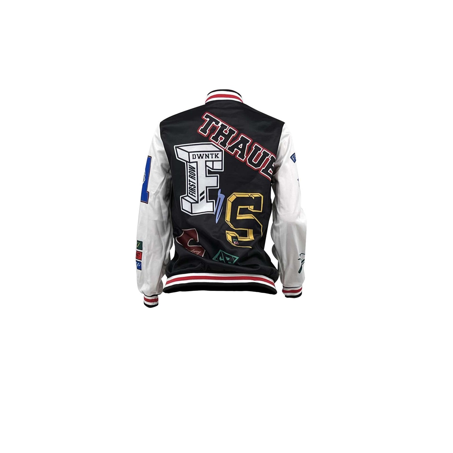 Chic Bomber Vibes Varsity Jacket image 5