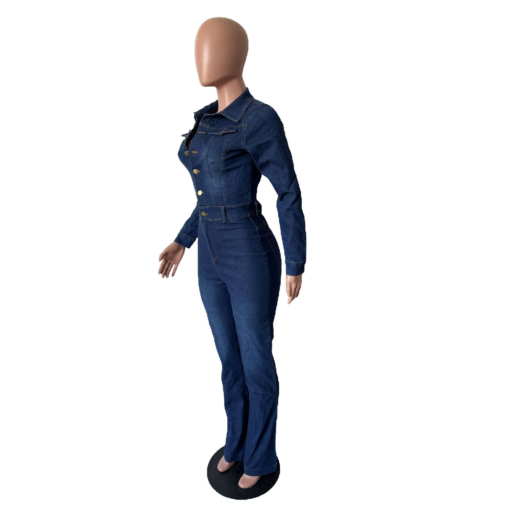 Denim Jumpsuit image 1