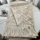 Winter Fashion Luxury Shawl with fringes image 6
