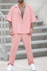 Mens Relaxed Fit Two-Piece Set image 0