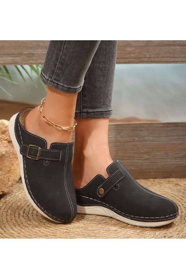 Casual Slip-On Shoes with Buckle Detail image 0