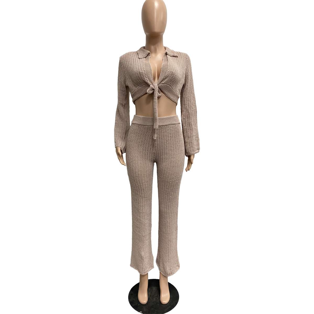 Cozy Chic Knit Top and Pants Set image 5