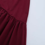 Halter Neck Maxi Dress with High Slit image 7