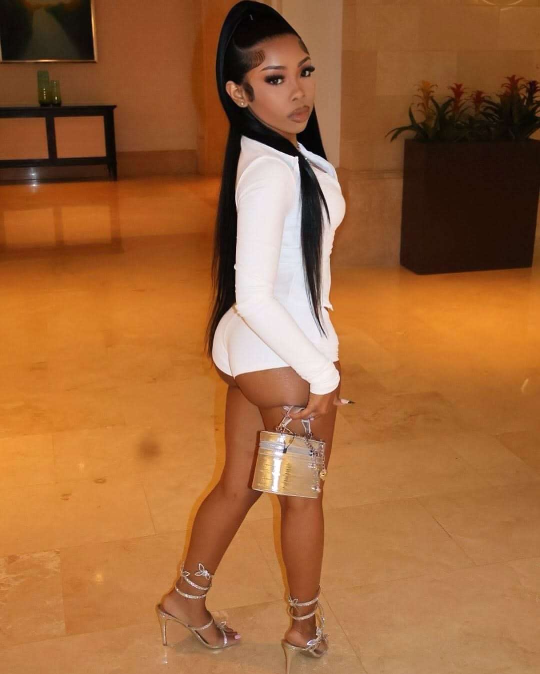 Long Sleeve Crop Top and Shorts Set image 2