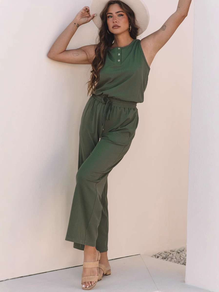 Casual Sleeveless Two Piece Set image 4