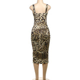 Leopard Print Bodycon Dress image 4