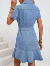 Button-Up Mini Dress image 3