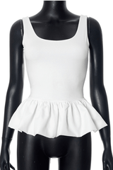 Chic Peplum Charm Top image 6