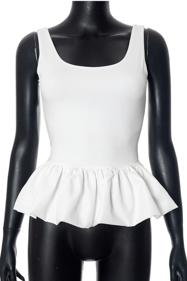 Chic Peplum Charm Top image 6