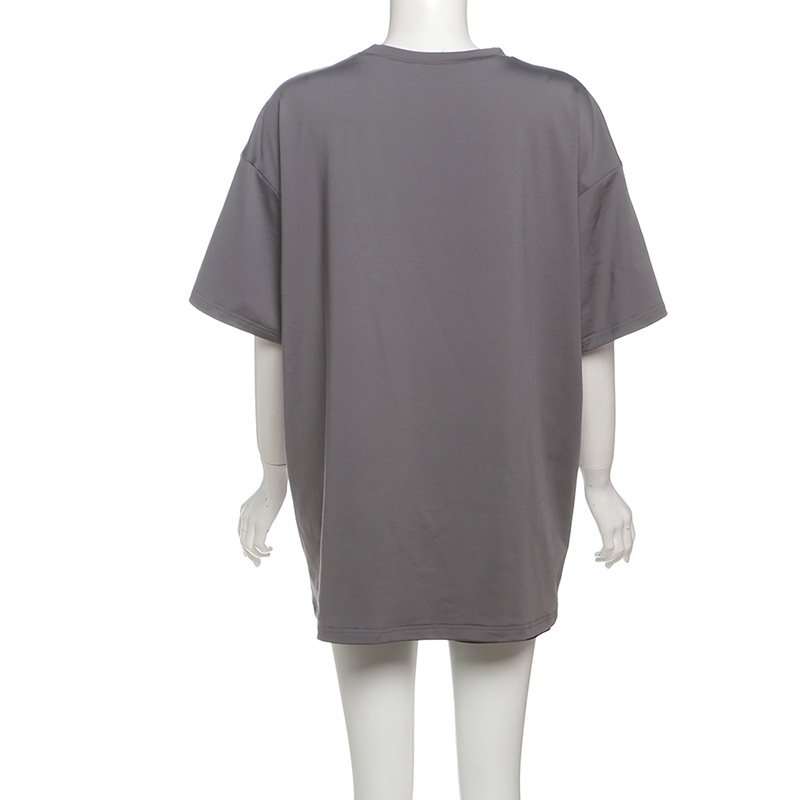 Oversized Graphic T-Shirt and Shorts Set image 3