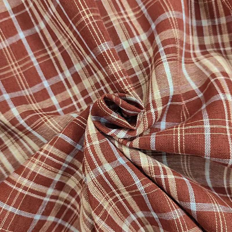 Rustic Plaid Maxi Dress with Belt image 4