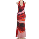 Sunset Petal Maxi Dress image 3