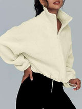 Zip Up Oversized Sweatshirts image 4