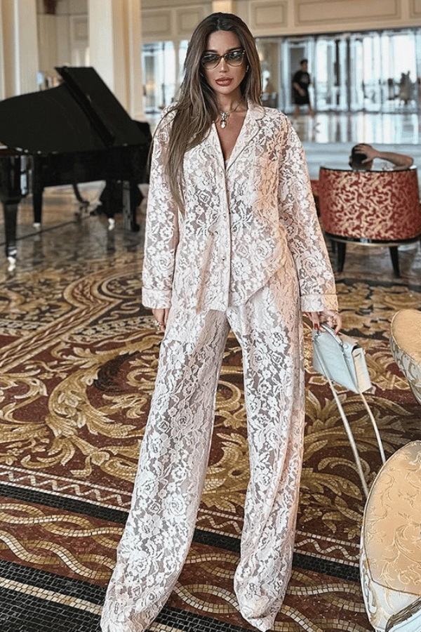 Midnight Glam Lace Ensemble image 0