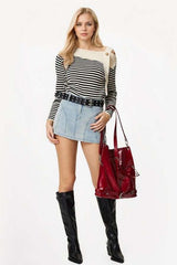 Colour Block Knit Pullover image 0