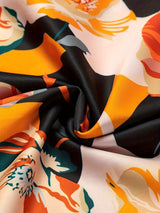 Floral Mock Neck Long Sleeve Blouse image 5