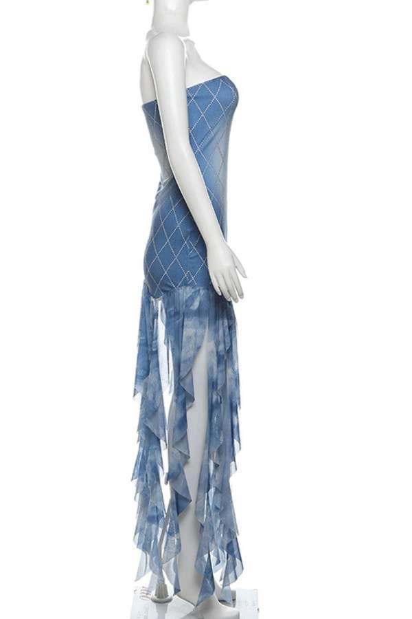 Denim Dreamscape Dress image 5