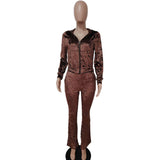 Solid Long Sleeve 2 Piece Tracksuit image 3