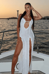 Sexy Strappy Low Cut Slim Fit Dress Women image 0